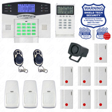 Wireless Burglar Alarm System Phone Line Auto...