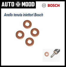 N° 4 Rondelle Iniettori Bosch Fiat 500 Grande Punto EVO Panda Mito 1.3 Multijet