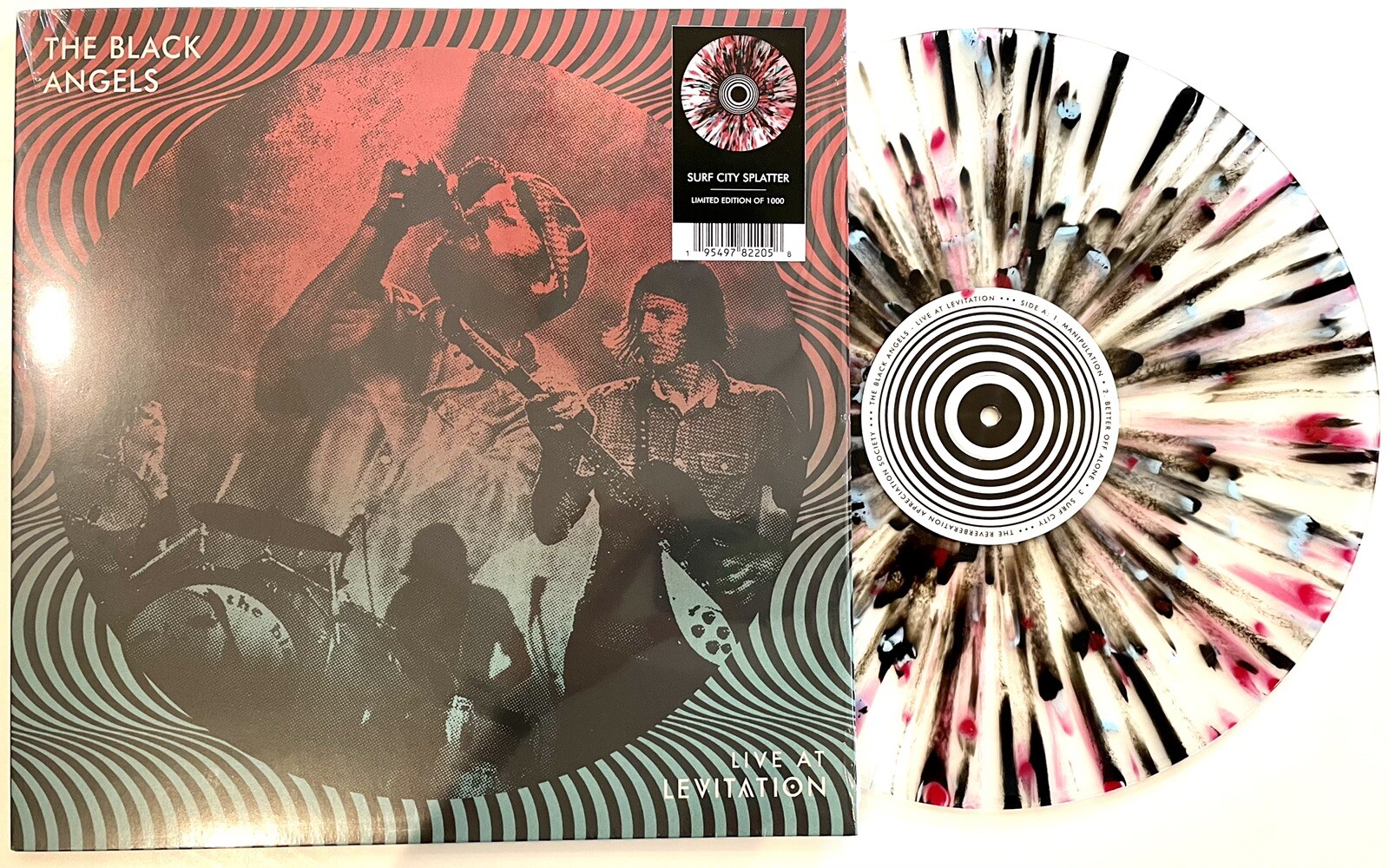 The Black Angels Live At Levitation Limited 1/1000 “Surf City Splatter” Vinyl LP