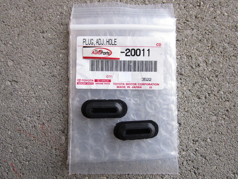 81-96 TOYOTA LAND CRUISER TAMBOR TRASERO FRENO INSPECCIÓN TAPÓN CANTIDAD 2 OEM NUEVO Foto 4 de 4