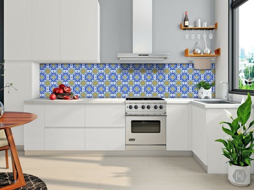 Portugiesische Azulejo mediterrane Wanddekoration Keramik Backsplash Fliesen - Bild 2 von 6
