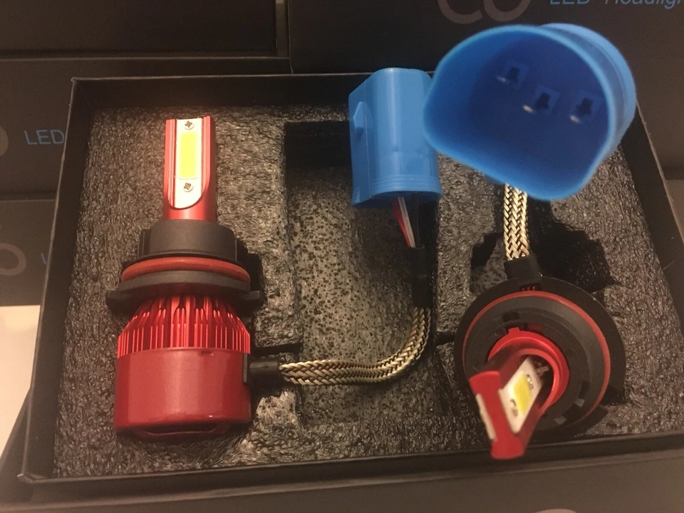 9004 lâmpadas de conversão de faróis de LED brancas HB1 5K ajuste Isuzu Rodeo 1991-1999 - Imagem 4 de 4