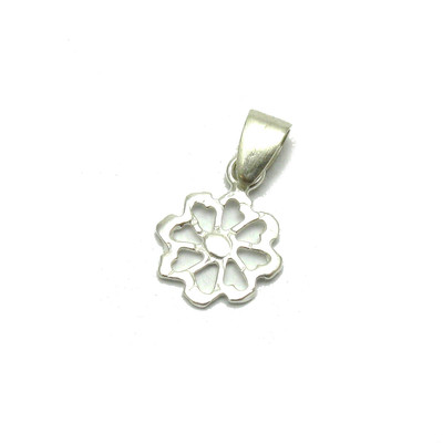 Stylish Sterling Silver Pendant Genuine Solid Hallmarked 925 Charm Flower