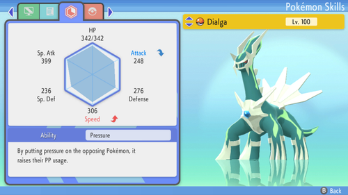 6IV ๐SHINY๐ DIALGA POKEMON BRILLIANT DIAMOND & SHINING PEARL EV'D BDSP - Picture 4 of 6