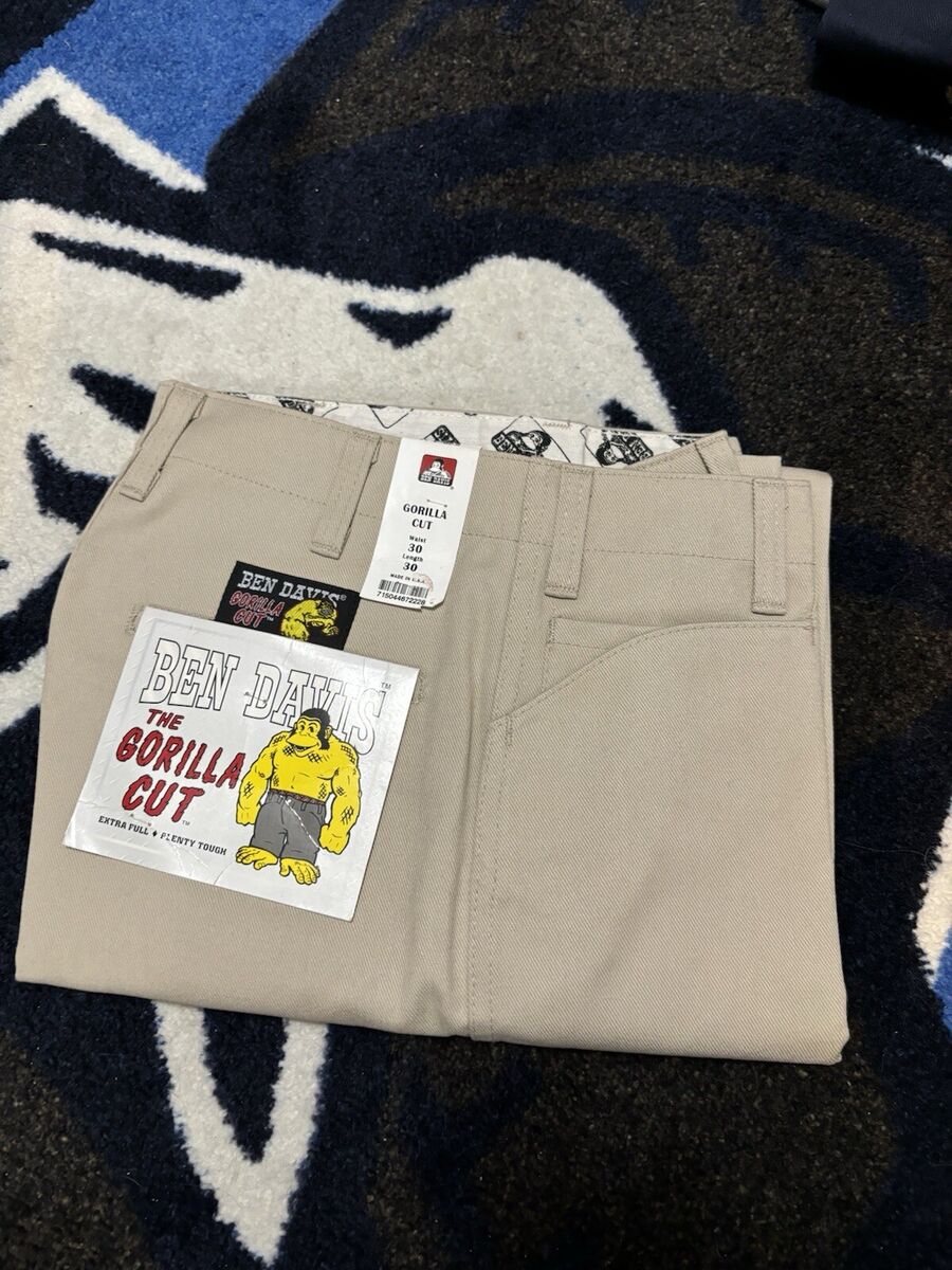 Vintage Ben Davis Gorilla Cut Baggy Wide Deadstock 30x30 Vintage Ben Davis Gorilla Cut Baggy Wide Deadstock 30x30