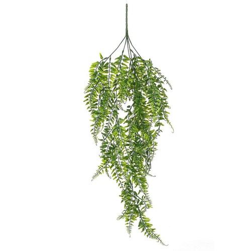 1/2/3pz Felci Artificiali Rattan Plastica Finta Pianta da Appendere Vite Decorazione Esterno - Foto 10 di 10