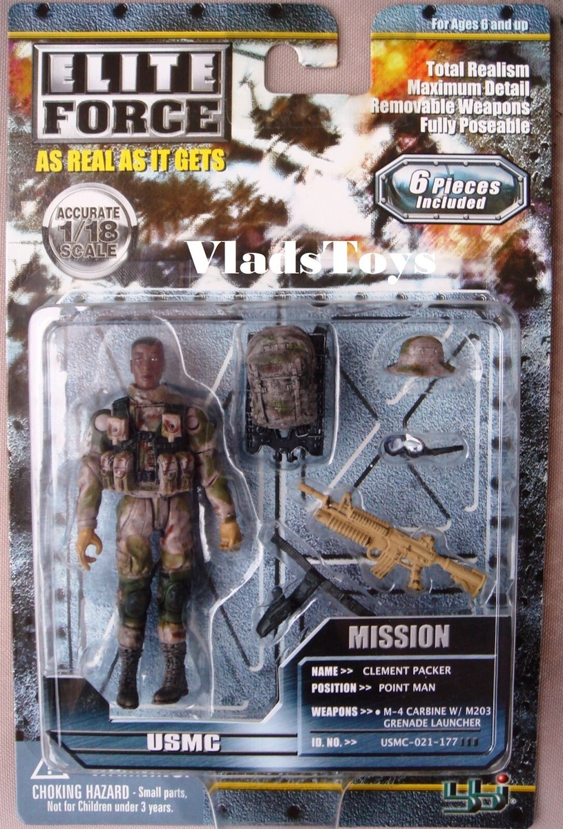 BBI Modern Elite Force 1:18 Scale USMC Point Man Clement Packer