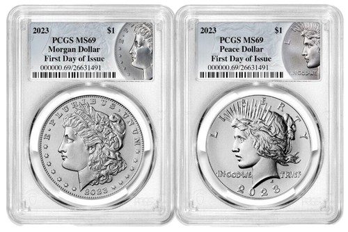 2024-P125 $1 Australia 1 oz Silver Year of the Dragon PCGS MS 69