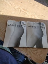 VTG ANN KLEIN Pantyhose Simply Sheer Control Size B N. O .S. 2 Pairs Total