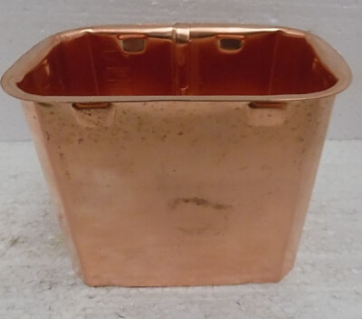 K Style Rectangular Gutter Copper Drop Outlet Tube 3x4 Adapter
