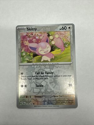 Skitty - 130/162 Temporal Forces Reverse Holo Pokemon - NM/MINT | eBay