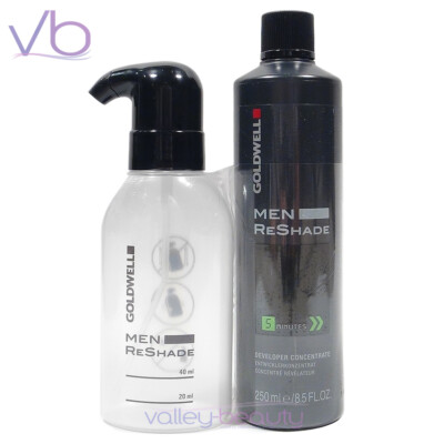 GOLDWELL Men ReShade Developer 250ml with FREE Applicator Foaming Bottle