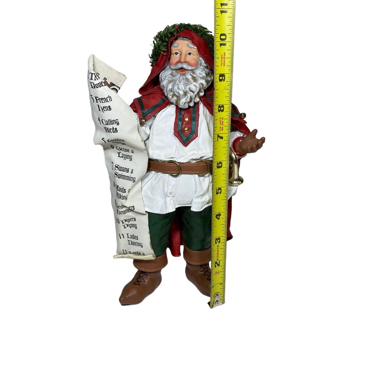 Possible Dreams Clothtique Santa Twelve 12 Days of Christmas 1996