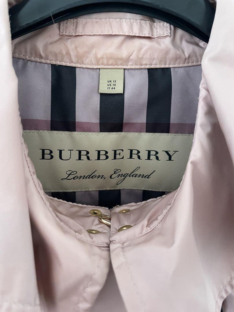 Burberry Pink Trench Coat 44 Women's #EA AHB | eBay