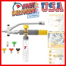 Foam Cannon Dual Connector, Mini Foam Cannon for Pressure Washer, 5 Power Was...