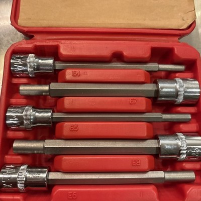 Mac Tools Five Piece Inverted Star Bit Driver Set, 3/8 Drive