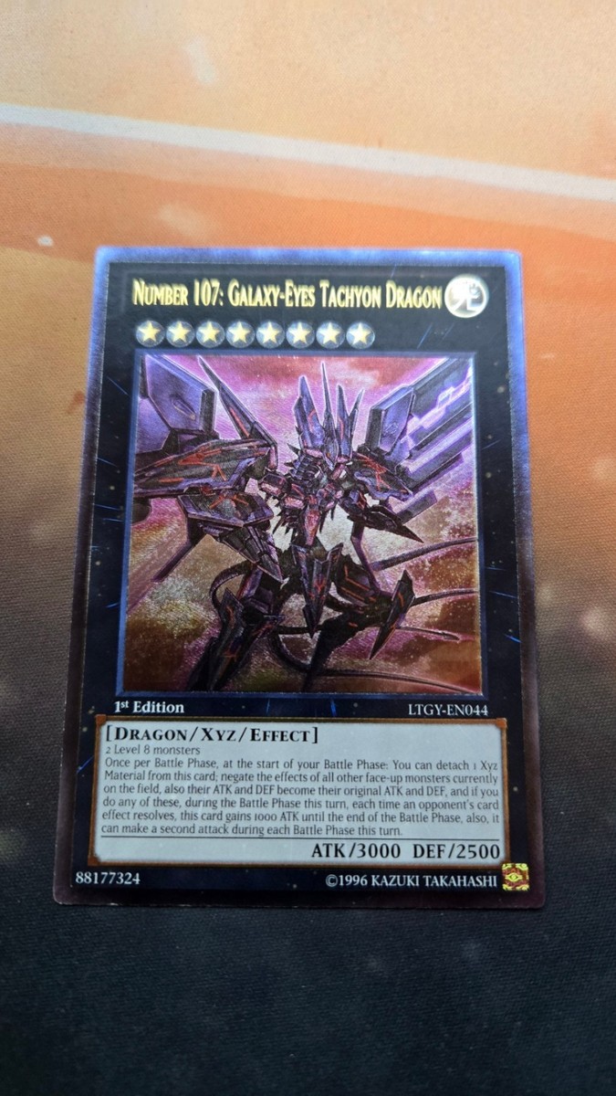 Yugioh Number 107: Galaxy-Eyes Tachyon Dragon LTGY-EN044 Ultimate Rare 1st Ed NM | eBay Yugioh Number 107: Galaxy-Eyes Tachyon Dragon LTGY-EN044 Ultimate Rare 1st Ed NM | eBay