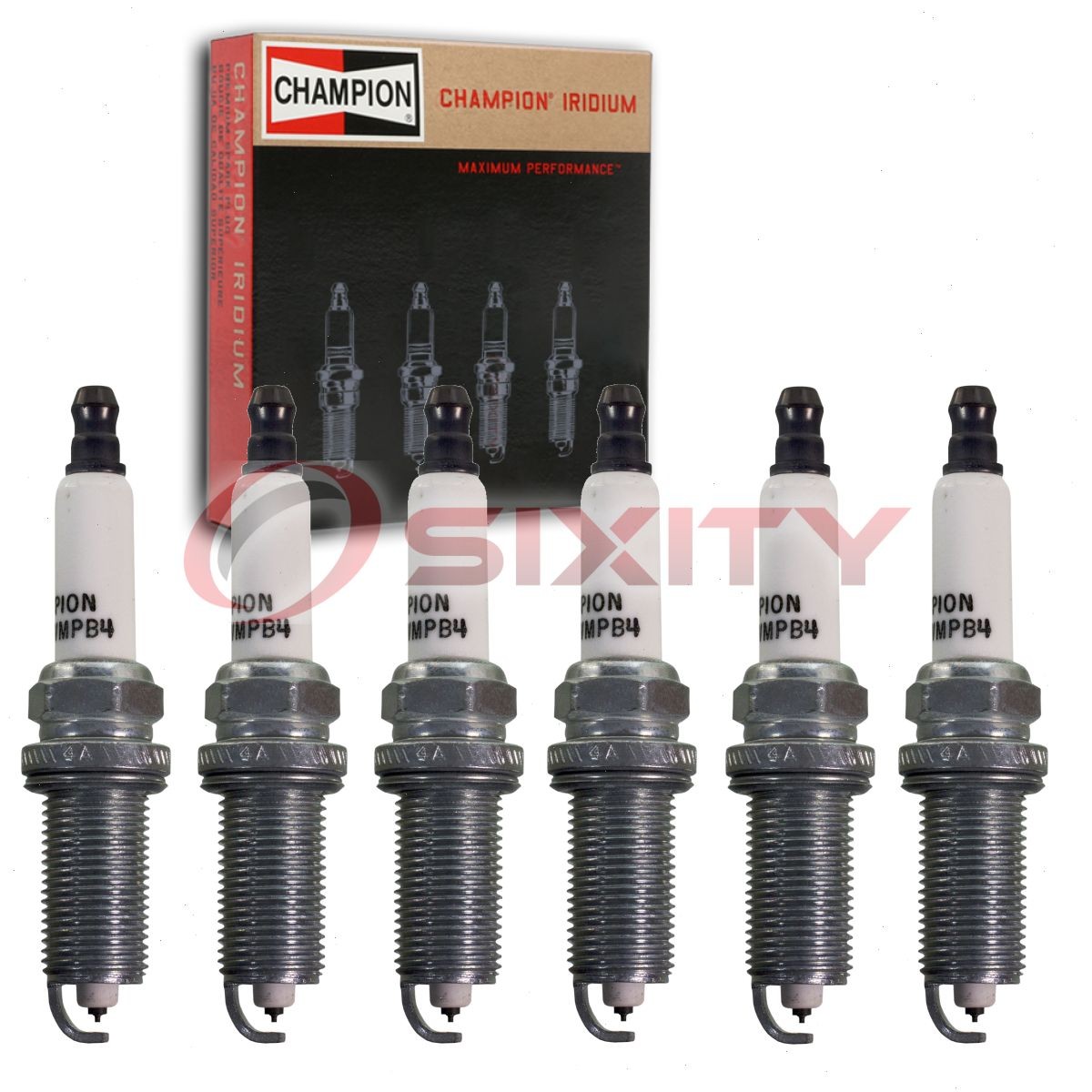 6 pc Champion Iridium Spark Plugs for 2008-2012 Nissan Pathfinder 4.0L V6 cp