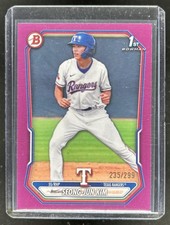 2026 Bowman Seong-Jun Kim Fuchsia Border 1st Prospect #/299 Rangers