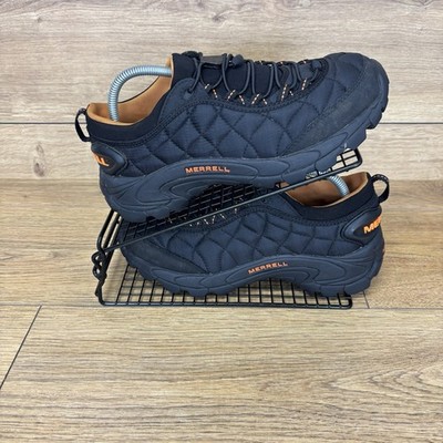 Merrell Schuhe Herren Gr. UK 7,5 Ice Cap Moc II schwarz orange Trail Walking Wandern