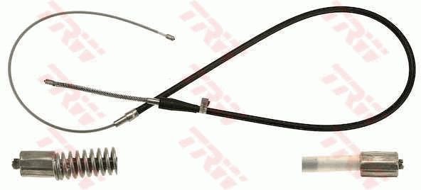 2X Seilzug Feststellbremse Hinten Links Rechts Trw GCH2649 FÜR Seat Skoda Vw-image
