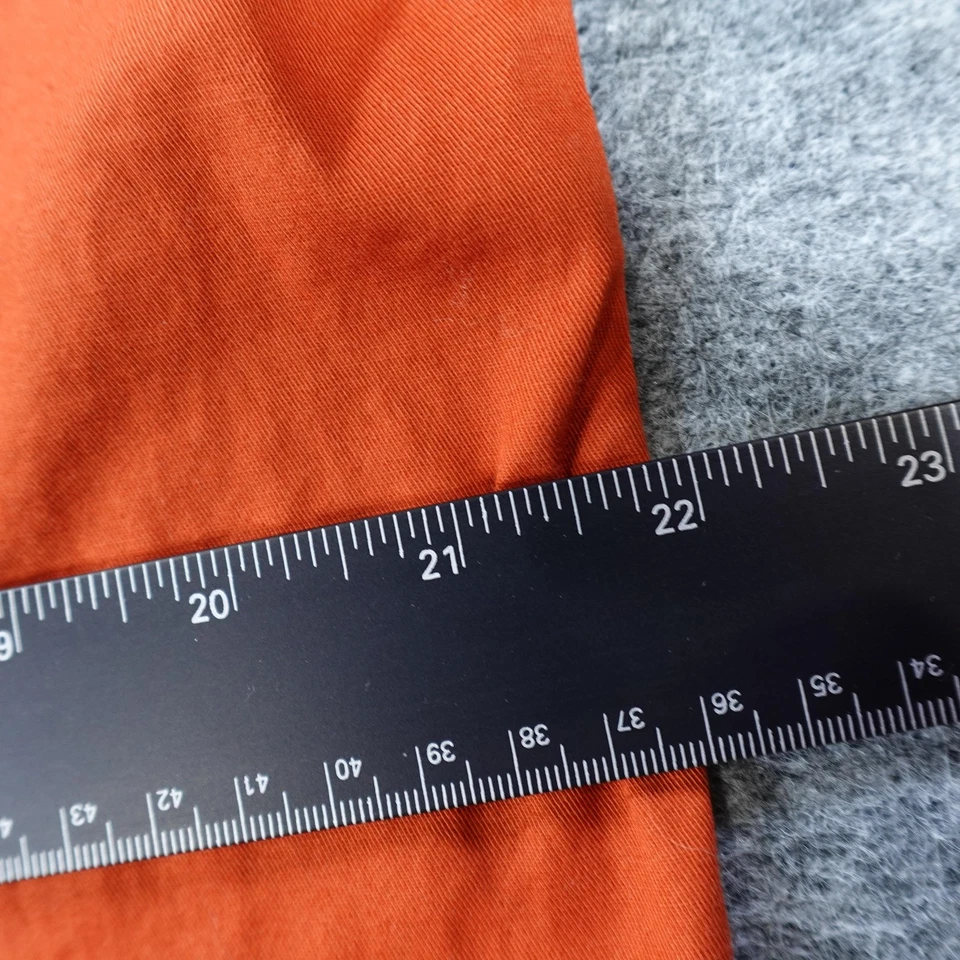 Camisa Buffalo Trace Para Hombres Grande Naranja Manga Corta Botón Bolsillo Frontal Bourbon Foto 4 de 4