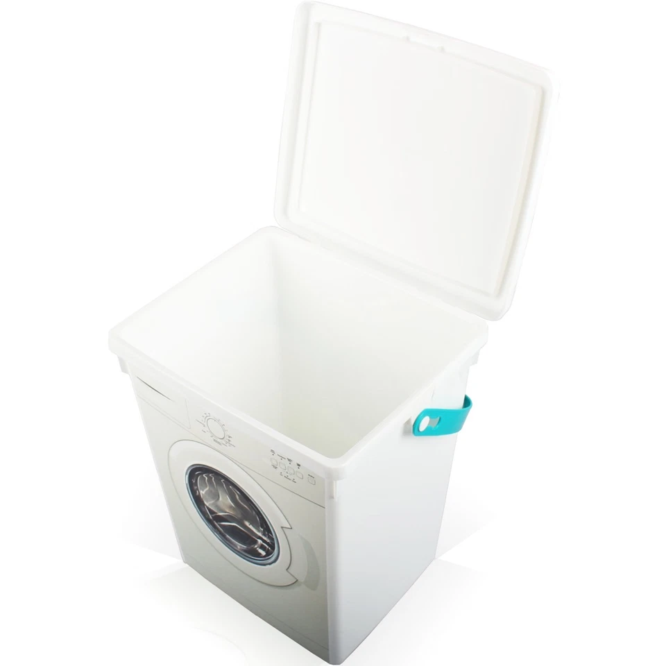 2x Waschpulverbox 5L Waschmittelbox Behälter Waschmittel Pods Waschmitteldose - Bild 4 von 4