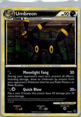 Umbreon Holo Rare Undaunted 10/90 HP
