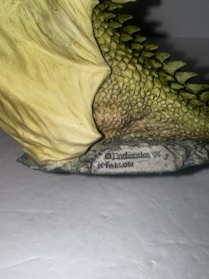 Enchantica EN2114 DAGGERBACK DRAGON, Grande 5" FIRMADO 1994 EDICIÓN LIMITADA COMO NUEVO Foto 4 de 4