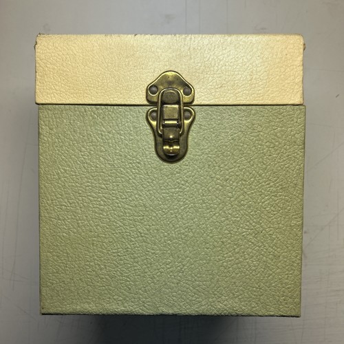 Recordcraft 45 rpm 7" Vinyl Case Vintage Vinyl Storage Box with Handle
