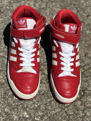 Deadstock ADIDAS FORUM MID Ltd Edition Red White US 11