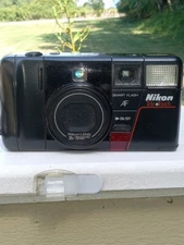 Nikon Tele Touch Smart Flash Camera AF Point N Shoot 35mm 35-70 Lens tested