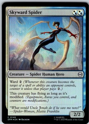 Skyward Spider 146 Foil SPM Marvel's Spider-Man NM