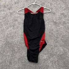 Dolfin One Piece Womens Size 36 Athletic Swimsuit Preppy Swimwear Retro Sporty