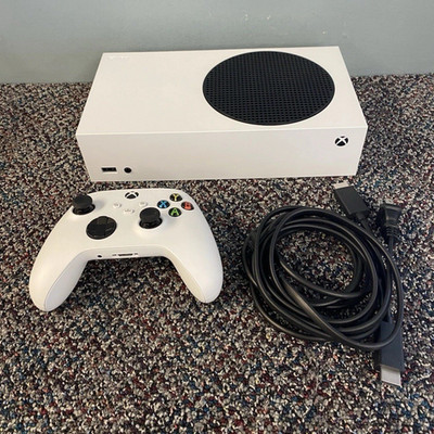 Microsoft Xbox Series S 512GB White Console w/ Controller HDMI Cable 4K Wi-Fi