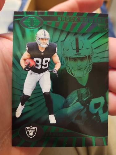 Brock Bowers [Emerald] #47 2024 Panini Illusions card