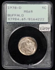 1938-D Buffalo Nickel — photo from another recent sale