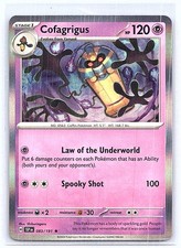 Carta Pokemon TCG Cofagrigus 083/191 Holo Scintille Urgenti