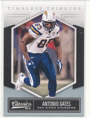 2010 Classics Antonio Gates Timeless Tributes Silver /100