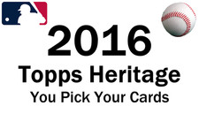 Build Your Set You Pick Your Card 2016 Topps Heritage 551-720 Baseball Selection