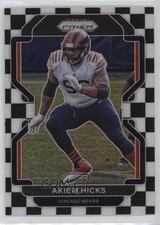 2021 Panini Prizm Black & White Checker Prizm Akiem Hicks #162 0za0