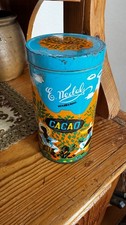 Alte Cacao Dose Blechdose E Wedel Warschau Reklame Werbung 50er / 60er  Jahre