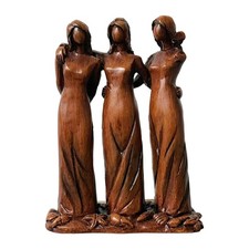 Friendship Birthday Gifts for Women: Three Sisters Resin Figurines Statue