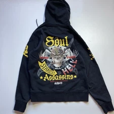 soul assassins dj muggs cypress hill dissizit rap band hoodie size large