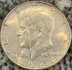 1964 P Kennedy Silver Half Dollar