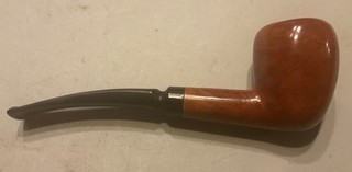 BEAUTIFUL VINTAGE SIGNED JULIUS VESZ HAND MADE CANADA CARVED BRIAR PIPE