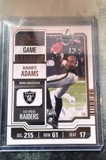 2023 Panini Contenders - Davante Adams #53 Bronze Game Ticket