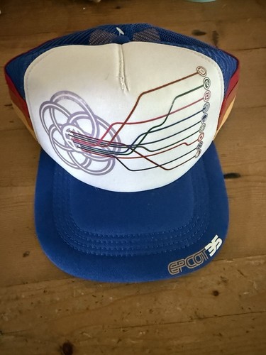 Disney Parks EPCOT 35th Anniversary Retro Trucker Cap Mesh Back - Picture 1 of 4