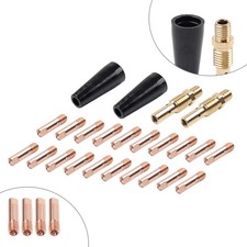 24 Pcs Flux Core KP1939-1 Nozzle 030/035 Tip Kit for MB 14AK Flux Core Welder