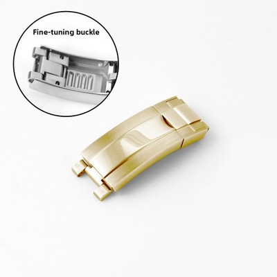 stainless steel watch buckle Micro-adjustable folding clasp 9x9mm for Rolex